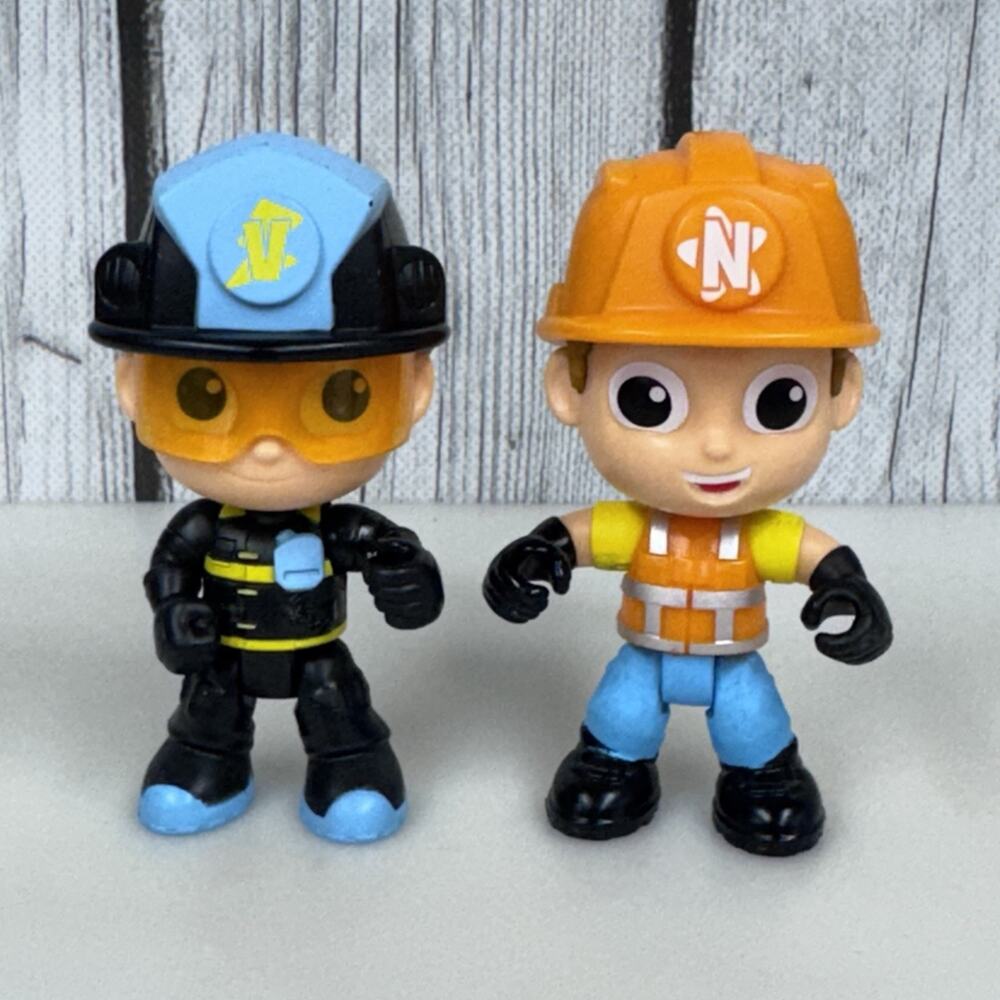 Vlad & Niki Construction Iron Worker & Policeman 3" Action Figure Playmates 2021